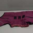 Lovelonglong Warm Dog Coat Double Layers Dog Vest, 4 Legs Covered Windproof Waterproof Reflective Warm Dog Vest Outdoor Skating Dog Costume for Corgis Dachshund Dog Purple, Size D-M