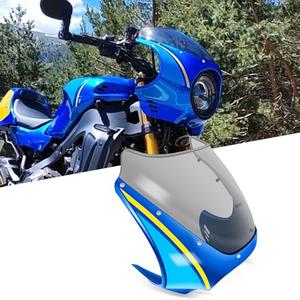 FOR XSR900 xsr900 2025 2024 2023 2022 windshield windscreen motorcycle wind screen shield deflector accessories (blue)