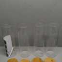 4 Pack 42oz Glass Jars with Bamboo Lids,Glass Storage Containers with Lids,Clear Airtight Food Storage Jar for Flour,Oat,Coffee,Tea,Sugar,Cookies,Pantry Organizers 3mm Thick Canisters