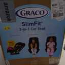 Graco Slimfit 3-in-1 Convertible Car Seat, Slim Car Seat with Space-Saving Design, Highback Booster Seat with 10-Position Headrest, Rear Facing and Forward Facing Carseat, Jarret (MFGG: 2026-02-23)