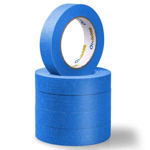 Blue Painters Tape 5 Rolls- 1 Inch x 55 Yards Masking Tape, Multi-Surface PaintersTape, Paint Tape for Wall, Painting, Craft, Art Supplies, Clean Release Painter's Blue Tape
