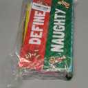 Beeveer 24 Designs Christmas Photo Booth Props Double Sided 11x5.51'' Christmas Party Decoration Red and Green Xmas Props for Photoshoot Supplies Waterproof Selfie Signs PVC for Holiday Party Supplies