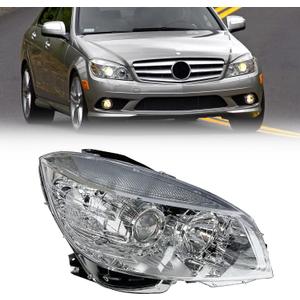 Headlight Assembly for Mercedes Benz W204 C Class Headlamp C300 C230 C350 2008 2009 2010 2011 (Right Passenger Side)