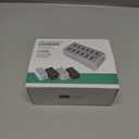 USB Charger 12-Ports Charging Station for Multiple Devices USB Wall Charger Power Hub Strip Smart Plug Charging Dock Block for iPhone Xs/XR,iPad,iPod,Galaxy S9/S8,Smart Phones 60W