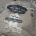 MooMee Bedding Duvet Cover Set 100% Washed Cotton Linen Like Textured Breathable Durable Soft Comfy (Heathered Tannish Linen Grey, Queen 90"x90")