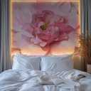 Floral Wall Murals Peel and Stick Self Adhesive Canvas Wallpaper | Large Removable Flower Mural for Living Room Bedroom Office Home Decor and Accent Walls in Multiple Standard Sizes