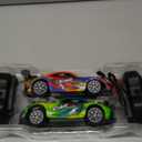 2 Pack RC Cars for Kids and Boys, Girls 4-7-8-12, Remote Control Car, LED Lights, 4WD Racing Cars,2.4GHz Dual Player, Colorful Graffiti Designs, Ideal Fun Easter Gift for Kids