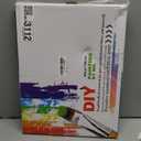 Paint by Numbers for Adults with Framed Canvas,Paint by Numbers Kits with Wooden Easel Drawing Paintwork ,DIY Acrylic Oil Painting Kits with Brushes Nice Gift Box for Home Wall Decor(12x16 Inch)