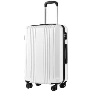 Amazon.com | Coolife Luggage PC+ABS Hardshell Suitcase with TSA Lock, Spinner Carry On Lightweight (white, S(20in_carry on)) | Carry-Ons