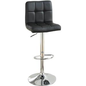 Poundex L Shape Barstool, Black