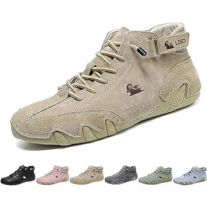 Explorer Waterproof Lightweight Unisex Outdoor Shoes for Hiking Camping & Driving Shoes High Top Chukka Boots Non-Slip Breathable Women&Men Italian Handmade Sports Shoe, Size: 10 Women/8.5 Men