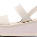 MeiLuSi Women's Platform Wedges Sandals Walking Platform Sandals Open Toe Wedges 2025 Spring Summer Casual Shoes Slip On