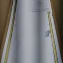 Door Mirror, Arched Full Length Mirrors Over The Door, 14"x 48" Hanging or Wall Mirror, Full Body Mirrors, Gold