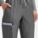 Fabletics Women's Performance Scrub Pant - MotionTech, 4-Way Stretch, Pocket-Packed, Wrinkle-Resist, Semi-Slim Fit (S)