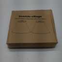 Bell Lamp Shades Set of 2, 6"Top x 13"Bottom x 10"High, Beige Shade Replacement for Table Lamps, Floor Lamps, Fabric Natural Linen Hand Crafted(Spider Fitter), Harp Holders Included, Assembly Required