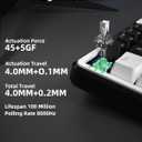 Gaming Keyboard 65%, Wired Mechanical Keyboard, Hall Effect Keyboard, Magnetic Mechanical Keyboard, Rapid Trigger & 8000Hz Polling Rate, 65% Gasket Mount with Knob, RGB Backlit, Black