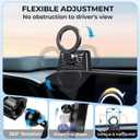 Car Phone Holder for Chevrolet Tahoe 2025-2026 with 17-Inch Screen, 360° Rotation Magnetic Cell Phone Mount, Compatible with Magsafe, Does Not Affect Air Vent