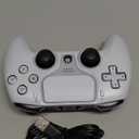 Wireless Controller for PS5, Compatible with PlayStation 5 /PS5 Pro/Slim/PC, with Hall Effect Joysticks, Back Paddles & Macro, Bluetooth 5.0, Turbo, Dual Vibration, 6-Axis Gyro, RGB Ring, 1000mAh, 3.5mm Audio Jack, PS5 Pro Controller Gamepad with Speaker