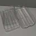 Egg Holder for Fridge, Automatic Steady Rolling Egg Container with Soft Bumpers & Handle for Refrigerator, Stackable Fridge Organizers and Storage with Lid ((M SIZE) 2 Tier Holder 24 Eggs)