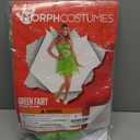 Morph Green Fairy Costume With Wings Women Halloween Costumes For Women Fairy Wings Green Dress Bell Womens Costume Adult (Medium)