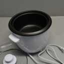 IMUSA USA GAU-00011 Electric Nonstick Rice Cooker 3-Cup (Uncooked) 6-Cup (Cooked), White