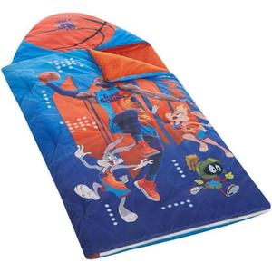 Gamepad Sleeping Bag 3-Season Game Console Sleeping Bag Warm and Cool Weather for Boys Teens Lightweight Hexagon Geometry Sleeping Bag for Travel Outdoor Camping Blue Orange