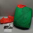 MGparty 14FT Christmas Inflatables Train with Santa Claus Bear Penguin Christmas Tress Built-in LED Lights Blow Up for Party Holiday Decor Indoor Outdoor Garden Lawn Yard Decorations