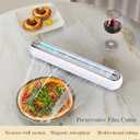 EasyCutter- The Premium Effortless Cling Film Dispenser for Every Kitchen by COZYTO (Amazing Gray)