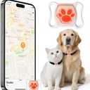 Cat Tracker for Indoor & Outdoor Cats & Dogs with Unlimited Range – 365-Day Battery Life iOS & Android Compatible No Subscription or Monthly Fee Kitten Finder with Real-Time Alerts Easy to Use