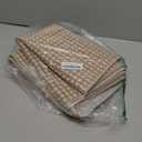 Boho 3x5 ft Washable Area Rug Entryway Runner for Kitchen, Non Slip Woven Hallway Rugs Kitchen Mats for Floor Hall Rug Indoor Door Mat Carpet for Backdoor Bedroom Living Room, Easy Clean, Brown