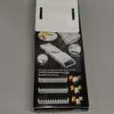 Benriner Japanese Mandoline Slicer  Vegetable Slicer with 4 Stainless Steel Blades, BPA-Free Adjustable Vegetable Cutter  Official US Version with Authentic Retail Packaging (Classic Slicer, White)