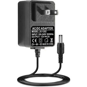 12V 2A AC DC Adapter Charger Compatible with Sunpin, Sylvania, Philips, Craig, Cooau, DBPower, YOTON, ieGeek, Synagy, Wonnie, Ematic Portable DVD Players Power Supply Cord Cable.