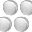 Explore Land Weatherproof Tire Covers 4 Pack Alumium Wheel Protector for Truck, SUV, Trailer, Camper, RV,S (Fits Diameter 29"-31.75"), Silver, Set of 4