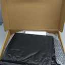 Upgraded XXL Collapsible Stool with Thick Cushion H 20.1" D 13", 1000Lbs Max Weight, Wider & Taller Pop Up Heavy Duty Portable Retractable Foldable Stool or Travel Foot Rest, Camping & Outdoors (Black)