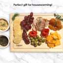 Maple Wood Cutting Boards for Kitchen 14x10 | Hardwood Kitchen Board that Serves as a Wooden Block for Your Kitchen
