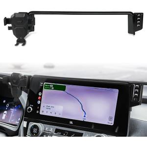 auovo Car Phone Holder Compatible with Toyota Grand Highlander 2024 2025 2026 Accessories Screen Phone Mount Cell Phone Automobile Cradles Hands-Free 360 Degree Rotation