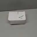 4 Pack Acrylic Qtip Holder Dispenser for Cotton Swabs, Balls, Pads, Floss - Plastic Canister Apothecary Jar Set, Bathroom Essentials Accessories Decor Vanity Makeup Storage Organizer - Clear & Black