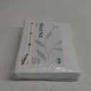 LuxClub 3 PC Sheet Bed Sheets Deep Pockets Wrinkle Free Kids Fitted Sheets Machine Washable Hotel Bedding Silky Soft - White Twin