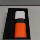 ETENWOLF Air Pump for Inflatables, 10400 mAh Portable Electric Air Pump with Camping Light, 4X Quick Inflator & Deflator, 720 L/min Pump for Pool Floats, Air Mattress, Vacuum Storage Bags (Vivid Orange)