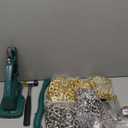 Hand Press Grommet Machine Tarp Grommet Tool Kit Heavy Duty Grommet Press with Punch Hole Tool,Rubber Hammer,3 Dies (#0#2#4),3000Pcs Sliver/Gold Grommets(1/4 3/8 1/2 inch) for Fabric Curtains Kit (Green)