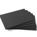 5 Pack 13''x9'' Black Slate Cheese Board Slate Stone Plates with Natural Edge Square Serving Tray Coaster for Fruit Dessert Appetizer Cake Fruit Meat Kitchen Dining Party