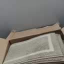 COSY HOMEER Soft Stair Treads Non-Slip Carpet Mat 28inX9in Indoor Stair Runners for Wooden Steps,Stair Rugs for Kids and Dogs, 100% Polyester TPE Backing 4pcs,Beige,Square