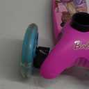 Voyager - Self Balancing Kick Scooter with Light Up Wheels, Extra Wide Deck, 3 Wheel Platform, Foot Activated Brake, 75 lbs Limit, Kids & Toddlers Girls or Boys, for Ages 3 and Up (Barbie)