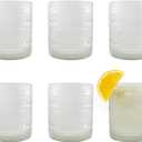 Darware Hobnail Drinking Glasses (12oz, 6pk, Clear); Old-Fashioned Beverage Glasses for Tabletop, and Bar Use and Candle Jars