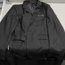 Mylldey Mens Blazers Slim Fit Business Casual Men Suit Sport Coat One Button Travel Blazer Lightweight Suit Jacket (Medium, Black)