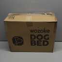 Orthopedic Washable Large Dog Bed: Waterproof Pet Bed with Bolsters - Removable Washable Cover for L XL XXL Large Sized Dog Bed - Non-Slip Bottom - Dark Gray, XL-large (44"L x 32"W x 7.5"Th)