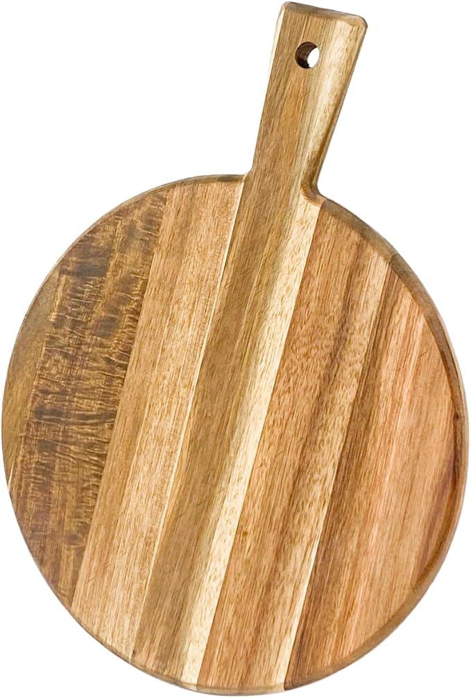 16x12 Inch Acacia Cutting Board Wood Serving Board with Handle Acacia Chopping Board for Home Kitchen Wedding Party