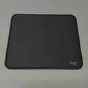 Logitech Mouse Pad - Studio Series, Computer Mouse Mat with Anti-Slip Rubber Base, Easy Gliding, Spill-Resistant Surface, Durable Materials, Portable, in a Fresh Modern Design, Graphite