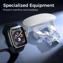 Tempered Glass Screen Protector Compatible with Apple Watch (45mm)