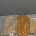 Set of 2 Boho Arched Floating Shelves 15.7x 7.83D Wooden Hanging Shelf for Living Room Bedroom Nursery Mid Century Modern Wall Decor(Brown, 11.7 * 15.7)